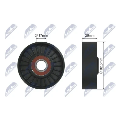 Bild av Spännrulle, kilrem/drivrem, audi a6 c5, c5 avant, a8 d2, allroad 077 903 133 C, E, 77 779031