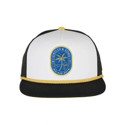 Bild av Cayler &amp; Sons Unisex basebollkeps C&amp;S CL No Bad Days Foam Trucker Cap Baseballkeps, Svart/Vit, One Size