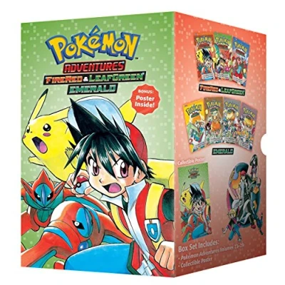 Bild av Pokemon Adventures FireRed &amp; LeafGreen, Emerald Box Set Vols. 23 29