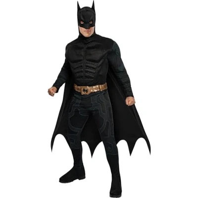 Bild av Rubie&#039;s Dark Knight Rises kostym, herr Batman muskel kostym stil 2, X Large bröst 112 117 cm, midja 91 102 insam 83 svart