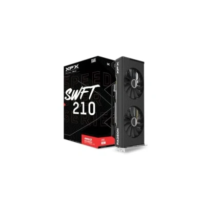 Bild av XFX Speedster SWFT210 Radeon RX 7700XT (RX 77TSWFTFP) spelkort
