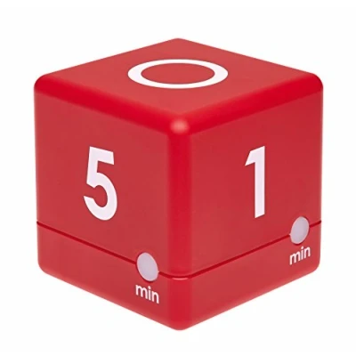 Bild av TFA Dostmann Digital Cube Timer, tidskub, stoppur, 6 x cm, vit, 38.2032.02, L 60 B H mm