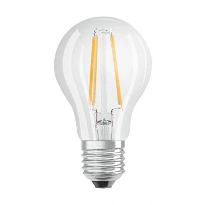 Bild av OSRAM STAR+ dimbar glödtråd LED lampa med E27 sockel, varmvit (2700K), 7 W, 3 stegs klick, klassisk glödlampsform, ersättning för 60 W glödlampa, klar, THREE STEP DIM CLASSIC A
