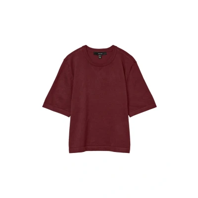 Bild av VERO MODA Stickad damtröja VMSILJE tröja, tawny port, XS