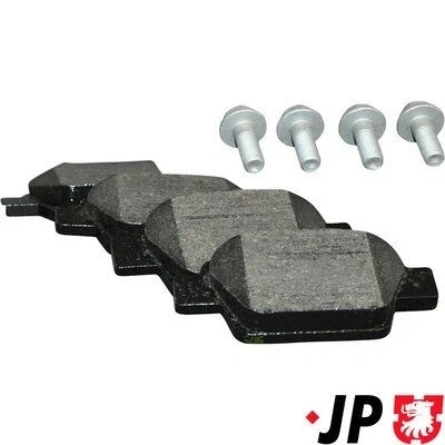 Bild av JP GROUP 3363700210 Jeu de plaquettes frein Essieu arrière contact signal d&#039;usure exclu ALFA ROMEO: MiTo, FIAT: BRAVO 2, Stilo 3/5 portes