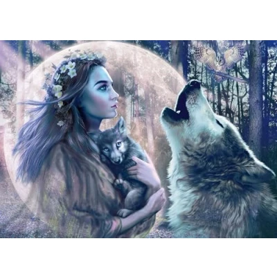 Bild av Ravensburger The Magic Of Moonlight 1000p