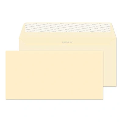 Bild av Blake Premium Business 61254 kuvert självhäftande lim DL 110 x 220 mm 120 g/m² 25 stycken, gräddvit våg