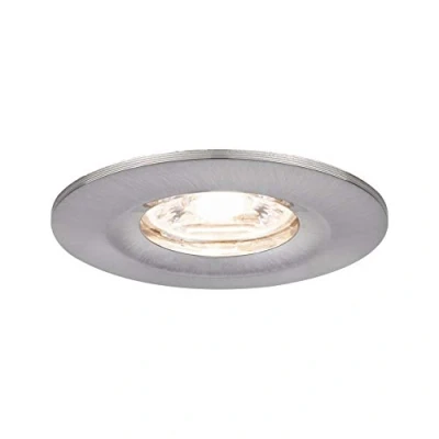 Bild av Paulmann 94300 Nova Mini LED Infälld takspot Mynt rund fast 1x4W Borstat järn Aluminium Varmvit 2700K, 4 W