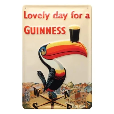 Bild av Guinness Toucan Weathervane metallskylt