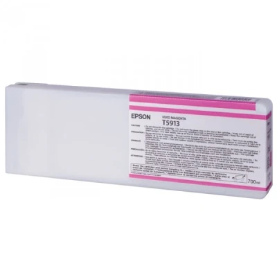 Bild av Epson T5913 700 ml intensiv magenta original bläckpatron för Stylus Pro 11880, 11880 AGFA, Xerox