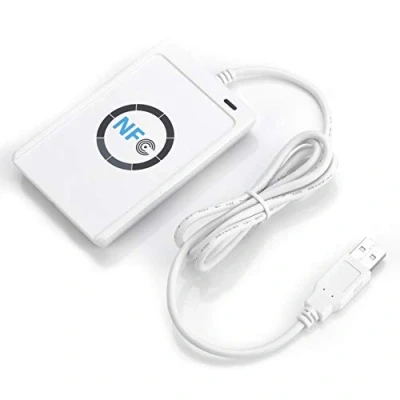 Bild av RFID NFC läsare, ACR122U kontaktlös smartläsare och 5xMifare IC kort SDK skrivare