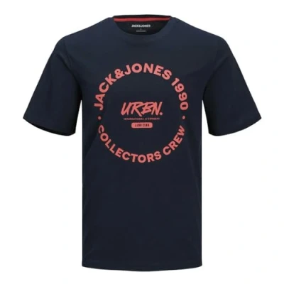 Bild av JJSIMON Tee SS Crew Neck, Sky Captain/tryck: stor, S