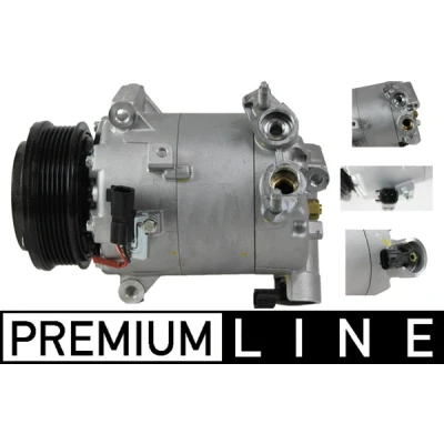 Bild av MAHLE ORIGINAL ACP 548 000P Compresseur de Climatisation 7VS19ec 12 PAG 46 YF 1234yf, R 134a avec bague d&#039;étanchéité sans vis vidange d&#039;huile