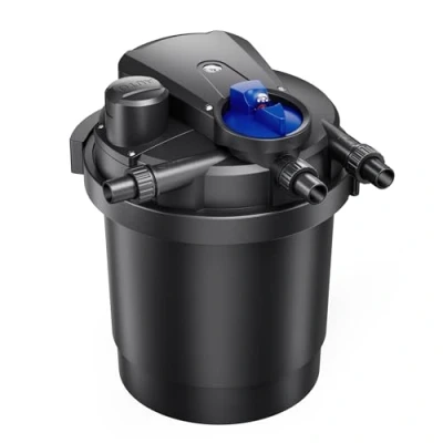 Bild av SunSun CPA 2500 tryckdammfilter 6 000 l/h/11 W UVC enhet, dammtryckfilter för dammar upp till liter, dammrenare, filtersystem