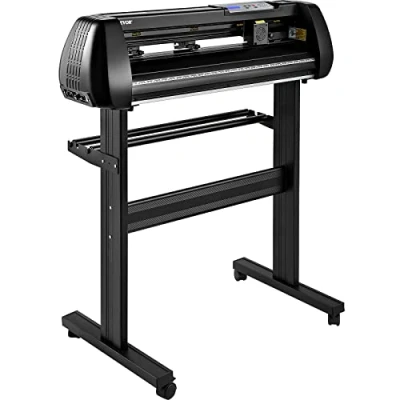 Bild av VEVOR Vinylskärning plotter 870 mm skärplotter med SignMaster programvara, vinylskärmaskin, noll avvikelse, exakt skärning, USB &amp; COM gränssnitt, 3 rullar, blad för att spåra, skära