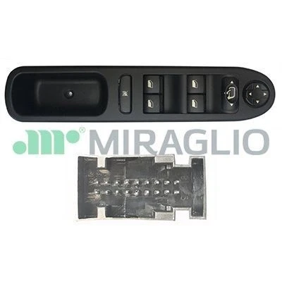 Bild av MIRAGLIO 121/PGP76001 Interrupteur, lève vitre avant gauche PEUGEOT: 207 3/5 portes, SW, CC