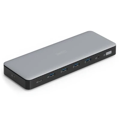 Bild av DIGITUS docking station USB C 2 x DP 3 HDMI 1GbE