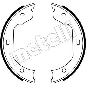 Bild av Bromsbackar, sats, parkeringsbroms, Bakaxel, alpina,bmw,rolls royce,vw, 34 41 0 393 646, 1 156 962, 165 546, 9
