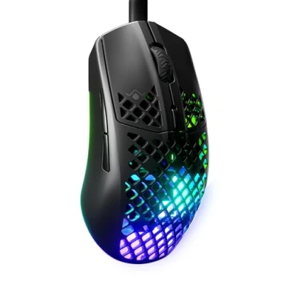Bild av SteelSeries Aerox 3 Hålig RBG gamingmus Ultralätt vattentät design 8500 DPI TrueMove Core optisk sensor Onyx