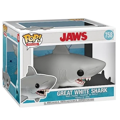 Bild av Funko POP! Movies: Jaws 6&quot; Vinylfigur för samlare Presentidé Officiell merchandise Leksaker barn och vuxna Skräckfans Modellfigur utställning