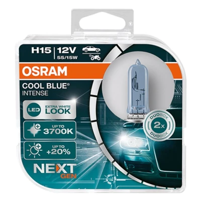 Bild av OSRAM 64176CBN HCB Ampoule, projecteur longue portée H15 12V 55/15W 3200K Halogène AUDI: A3 3/5 portes, Sportback, A5 B8 Coupe, VOLKSWAGEN: Golf 7