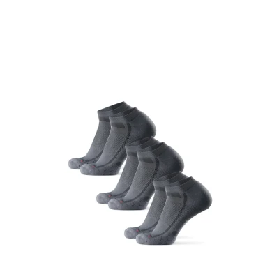 Bild av Danish Endurance LOW CUT Distance Running 3 PACK Ankelsockor, Storlek: 43 47, Grey
