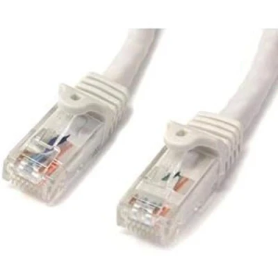 Bild av StarTech.com 2 m Cat6 Gigabit Snagless patchkabel, RJ45 UTP nätverkskabel med skyddsmanschett, Cat 6 kabel, vit