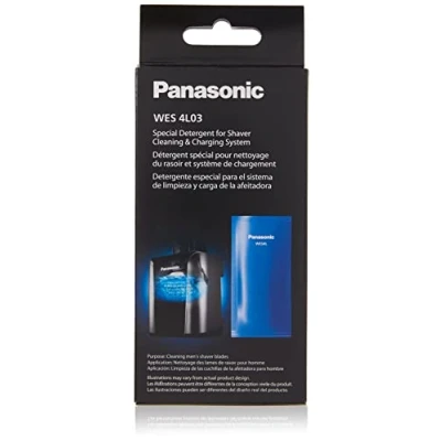 Bild av Panasonic rakhyvel refill förnyelselösning för automatisk rengöring och laddningssystem 3 pack (WES4L03)