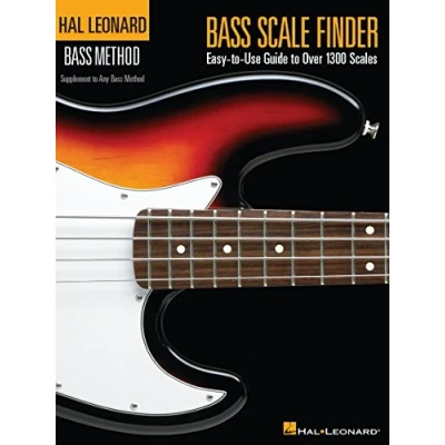 Bild av Bass scale finder guitare basse: Easy to Use Guide Over 1,300 Scales 9 Inch. X 12 Edition