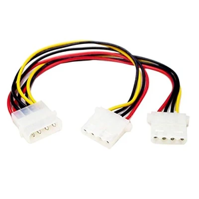 Bild av StarTech.com Y kabel 4 stifts Molex kontakt Splitter IDE strömkabel med 2 x LP4 intern 1 (kontakt) (uttag)