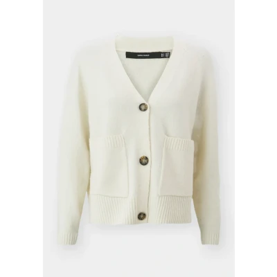 Bild av Vero Moda Vmboom V NECK Button Cardigan Kofta, Storlek: XS, Birch melange