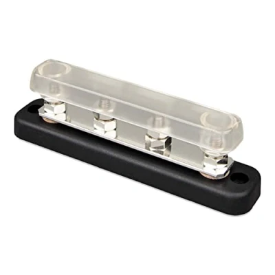 Bild av Victron Energy Busbar 150 och 70 VDC, 4 högströmanslutningsterminaler med lock
