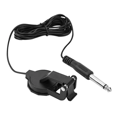 Bild av Dilwe Fiolinpickup, 6,35 mm ljuduttag Clip on mikrofon Piezo fiol akustisk gitarrpickup