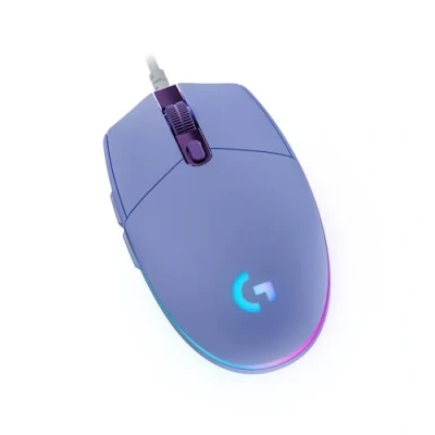 Bild av Logitech G203 Prodigy trådbunden gamingmus, 8000 DPI, RGB, lätt, 6 programmerbara knappar, inbyggt minne, kompatibel med PC/Mac lila