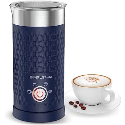 Bild av SIMPLETaste mjölkskummare, 4 i 1 elektrisk mjölkångare, automatisk varm och kall skumtillverkare mjölkvärmare för latte, cappuccinos, macchiato