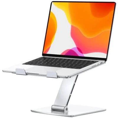 Bild av CIRYCASE Stativ för Bärbar Dator, Justerbart Dator i Aluminium, Snabb Kylning, Ergonomiskt Hopfällbart Laptopställ Kompatibelt med MacBook Air Pro, (1016&quot;)
