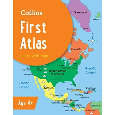 Bild av Collins First Atlas: Ideal for learning at school and home