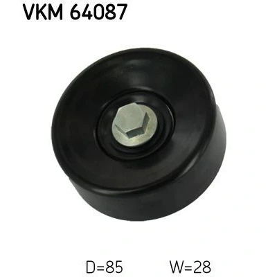 Bild av Styrrulle, flerspårsrem Skf VKM 64087