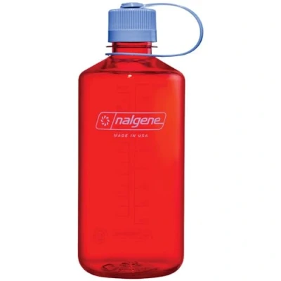 Bild av Nalgene vattenflaska lättviktig hållbar tritan BPA fri okrossbar flaska för backpacking, vandring, gym, 32 uns, smal mun, marmelad orange
