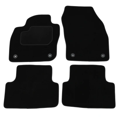 Bild av MAMMOOTH A041 VW460 PRM 01 Ensemble de tapis sol Textile avant et arrière 4 noir Sur mesure VOLKSWAGEN: T Cross