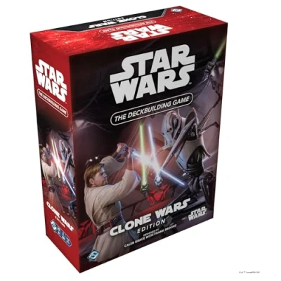 Bild av Star Wars: The Deckbuilding Game: Clone Wars Edition Intensivt galaktiskt slagkortspel, strategispel för barn och vuxna, Åldrar 12+, 2 spelare, 30 minuters speltid
