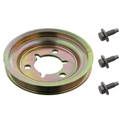 Bild av febi BILSTEIN 33806 Poulie Damper 4PK 128 3 avec vis/boulons Plus PEUGEOT: 306 3/5 portes, Partner I Van, Combispace