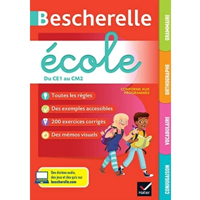 Bild av Bescherelle école français (CP, CE1, CE2, CM1, CM2): tout le programme de à l&#039;école primaire