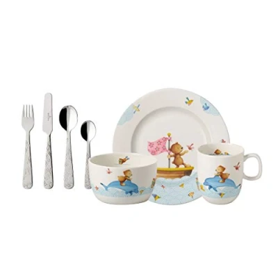 Bild av 7 st. Barnset HAPPY AS A BEAR Villeroy &amp; Boch
