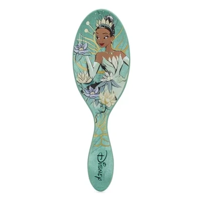 Bild av WetBrush Original Detangler Hair Brush With Ultra Soft Intelliflex Bristles to Gently Separate Knots Ease, Wet Is Gentle on Hair, Disney Elegant Princess, Tiana
