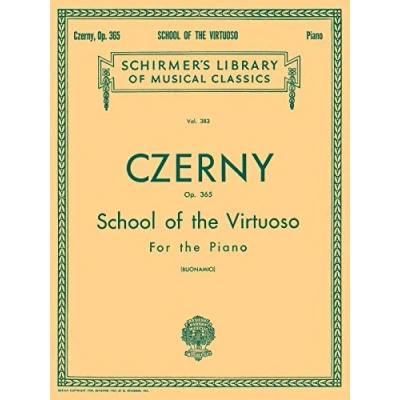 Bild av Carl czerny: school of the virtuoso op.365 piano: Schirmer Library Classics Volume 383 Piano Technique