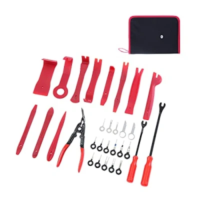 Bild av TOPWAY 30pcs Car Removal Tool Kit, Auto Door Sound Radio Panel Repair Change Pry for Dash Center Console Installation