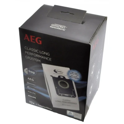 Bild av Electrolux AEG 9001688242 dammsugarpåse dammsugare GR201SM s bag classic long performance pölypussi, 12 kpl