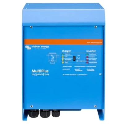 Bild av Victron Energy MultiPlus 3000VA 12 Volt 230V Ren Sinusvåg Växelriktare 120 Amp Batteriladdare, Överföringsomkopplare 16