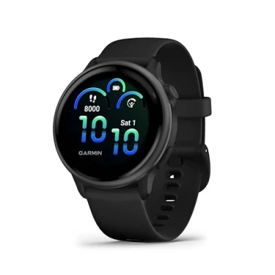 Bild av Garmin vívoactive 6 AMOLED Smartwatch 42mm, Black/Slate